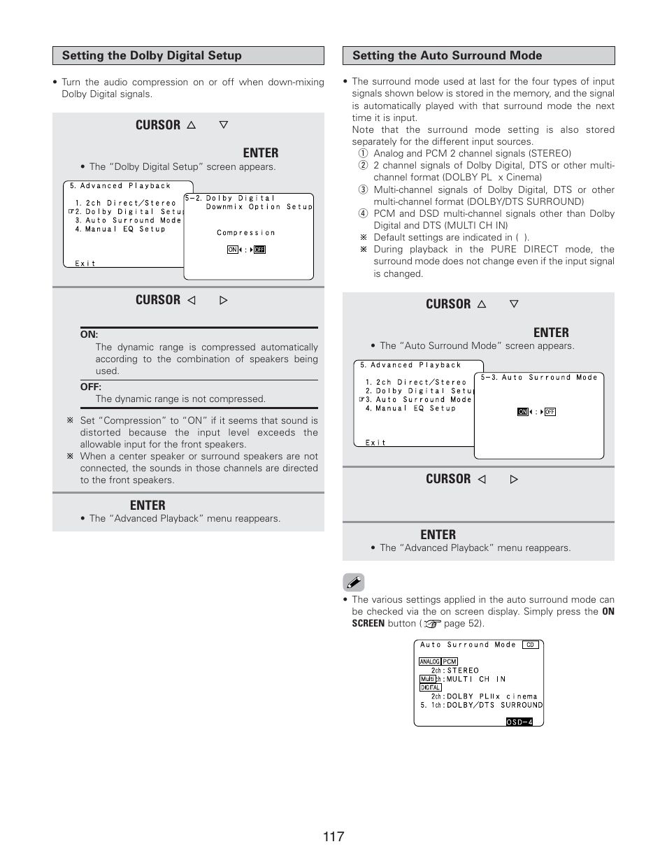 Denon AVR-5805CI User Manual | Page 117 / 214