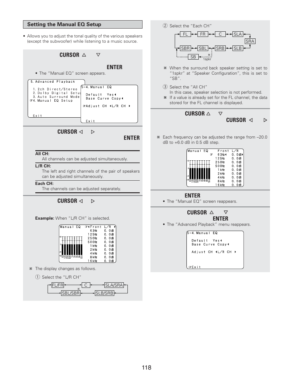 Denon AVR-5805CI User Manual | Page 118 / 214