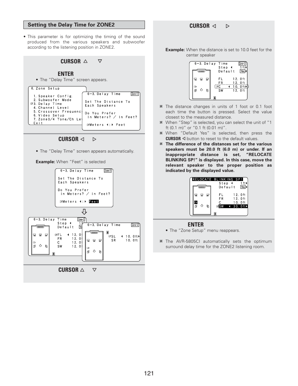 Denon AVR-5805CI User Manual | Page 121 / 214