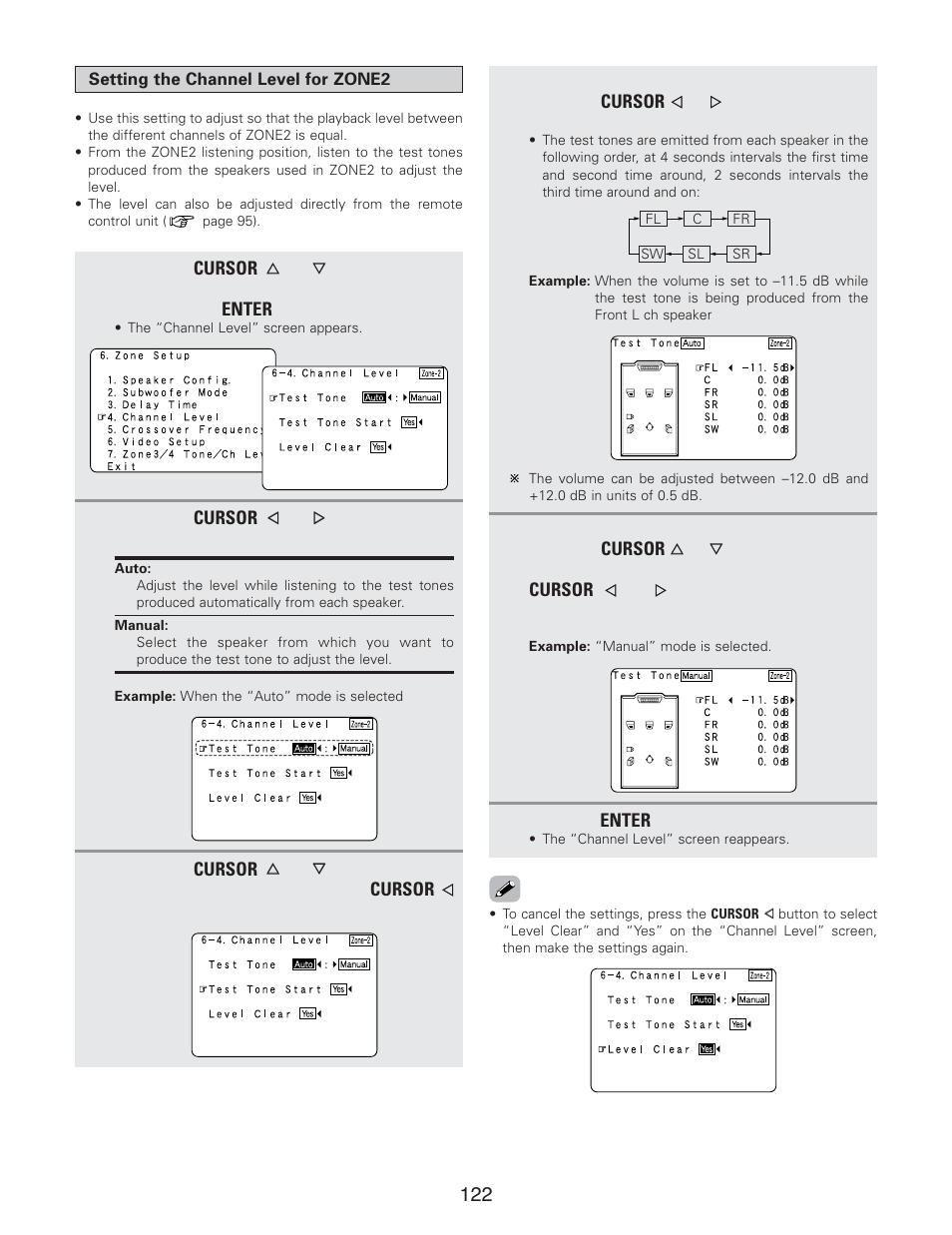 Denon AVR-5805CI User Manual | Page 122 / 214