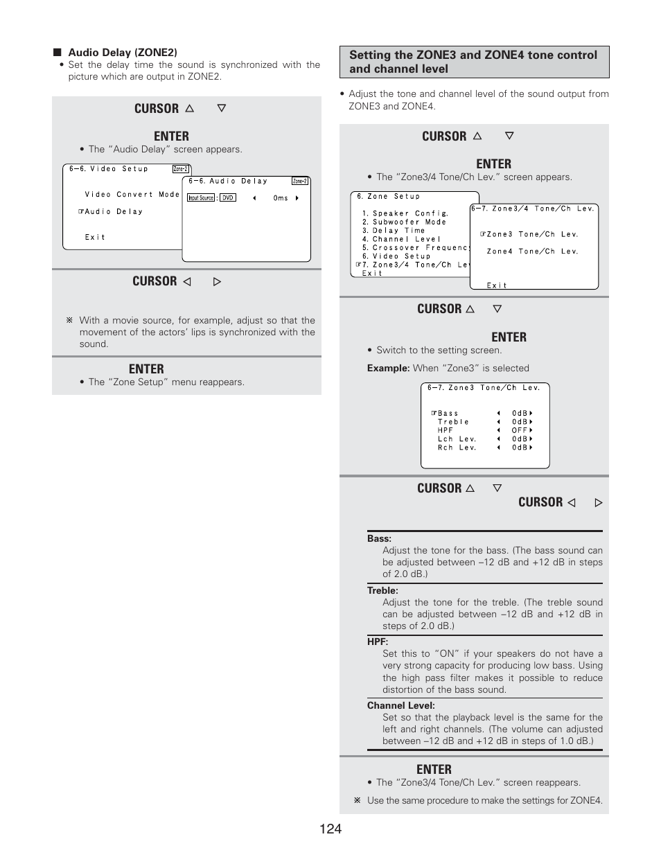 Denon AVR-5805CI User Manual | Page 124 / 214