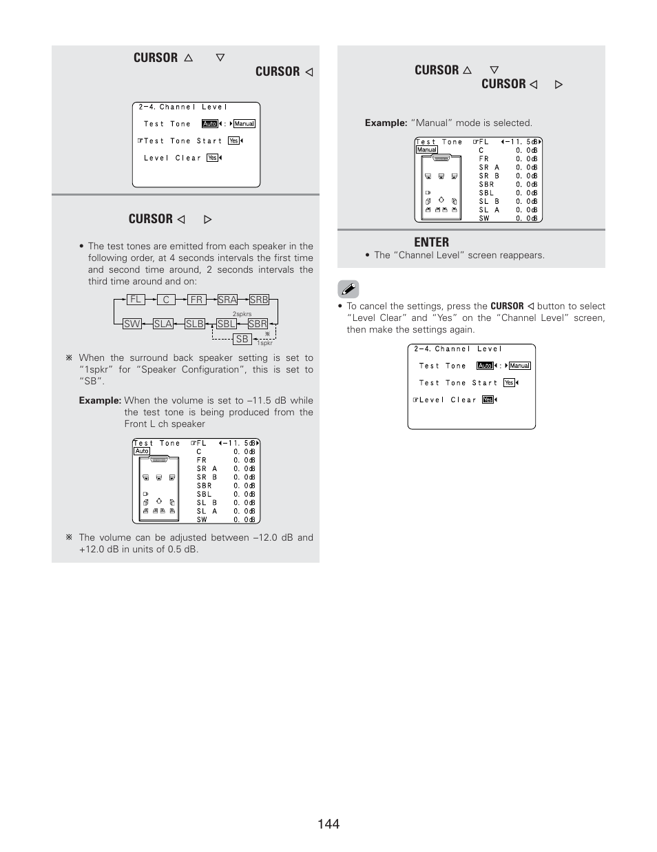 Denon AVR-5805CI User Manual | Page 144 / 214