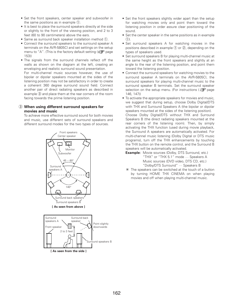 Denon AVR-5805CI User Manual | Page 162 / 214