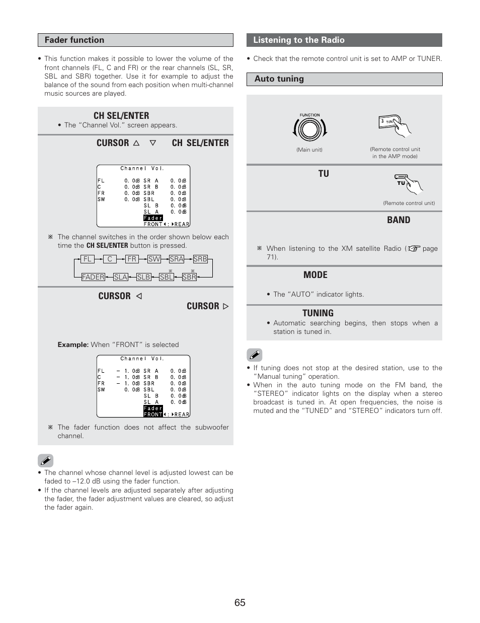 Denon AVR-5805CI User Manual | Page 65 / 214