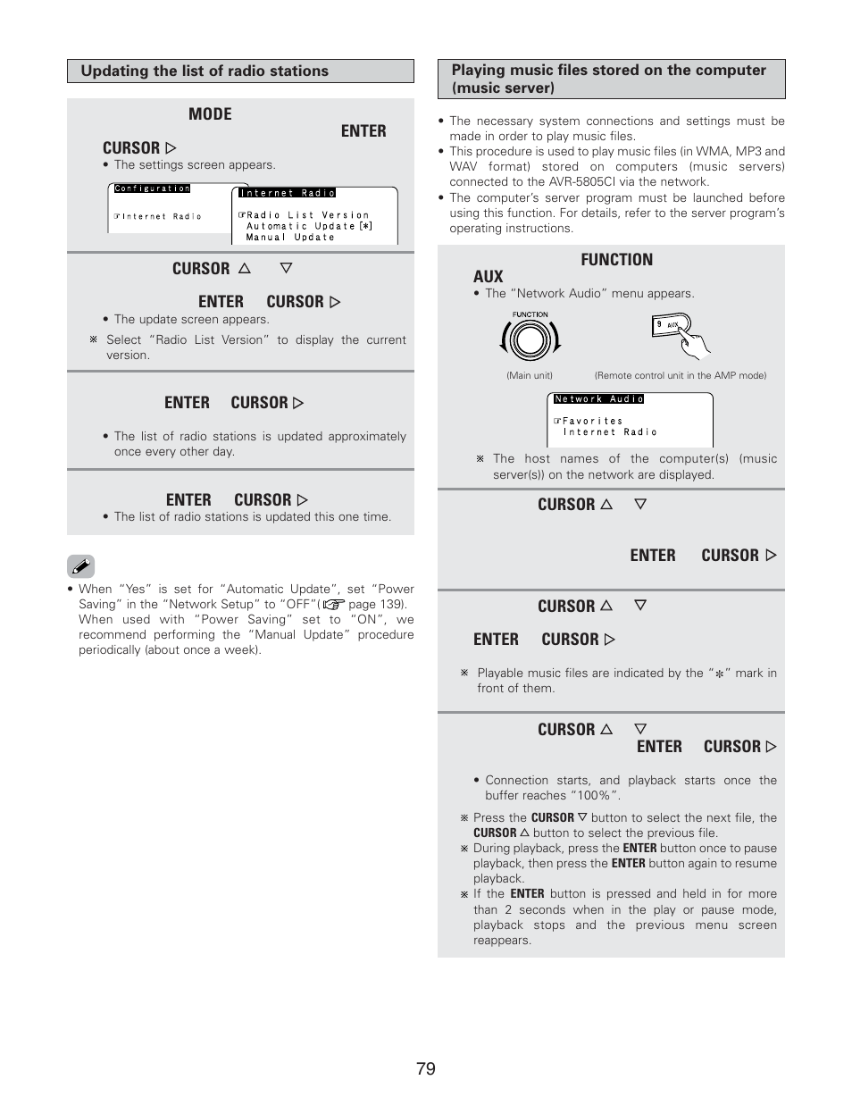 Denon AVR-5805CI User Manual | Page 79 / 214