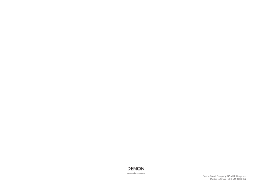 Denon AVR-2308CI User Manual | Page 78 / 78