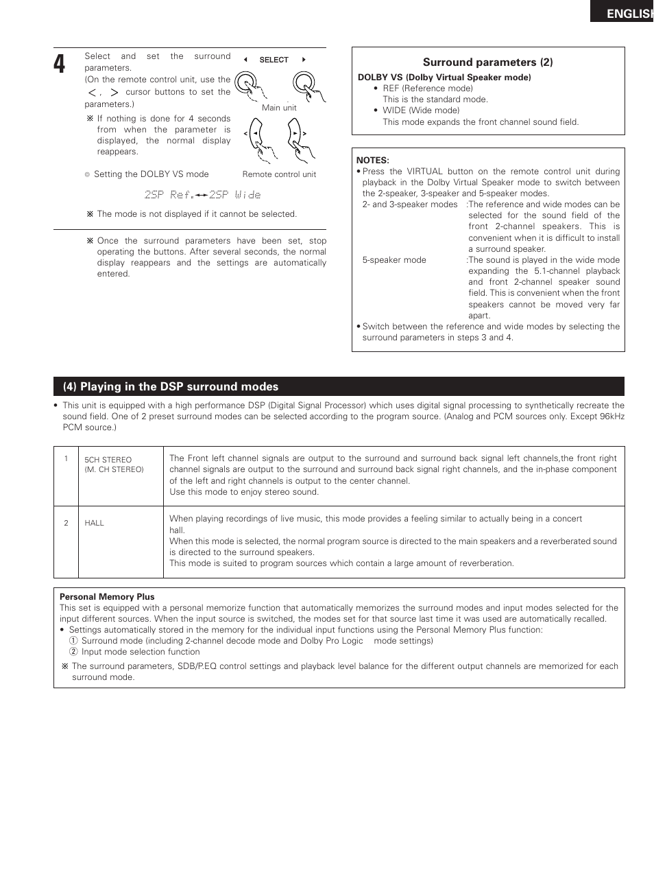 English | Denon DHT-M330DV User Manual | Page 37 / 60