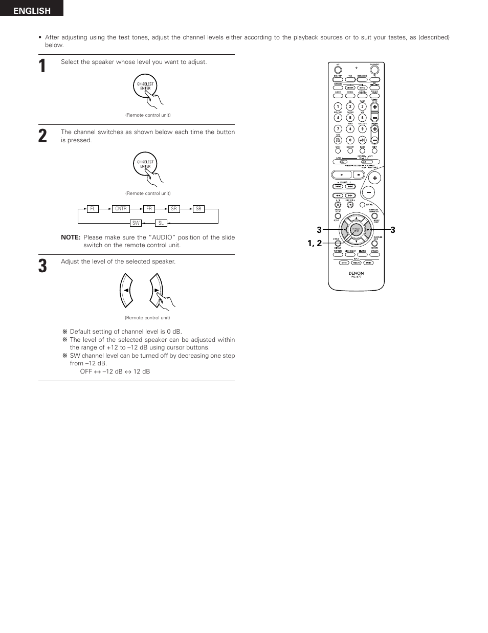 Denon AVR-685 User Manual | Page 40 / 75