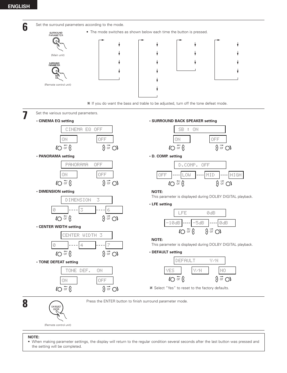 Denon AVR-685 User Manual | Page 42 / 75