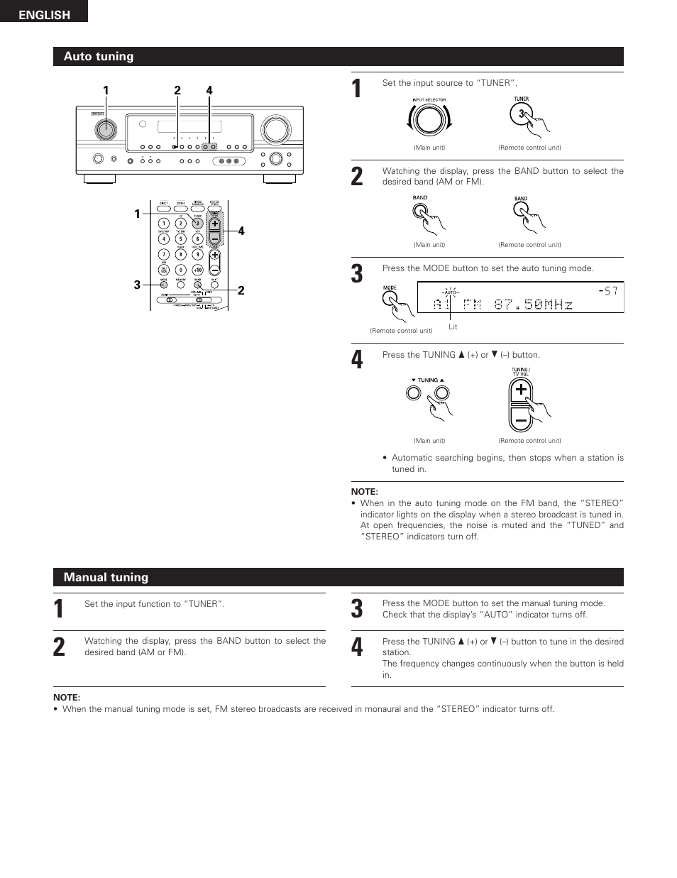 Denon AVR-685 User Manual | Page 54 / 75