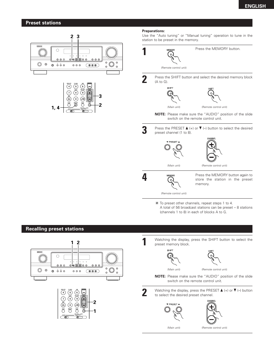 Denon AVR-685 User Manual | Page 55 / 75