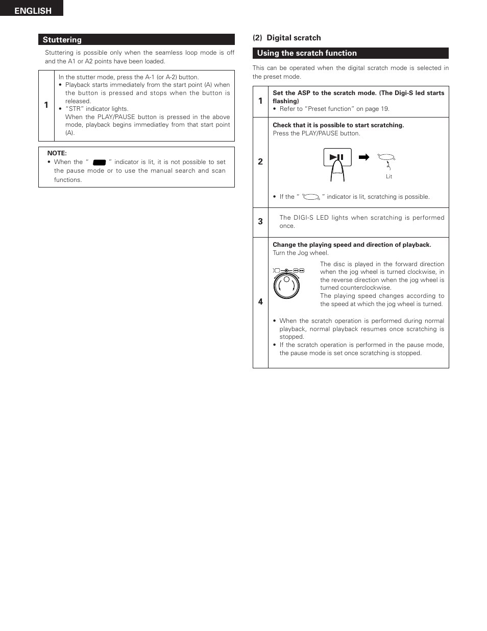 English | Denon DN-2100F User Manual | Page 16 / 20