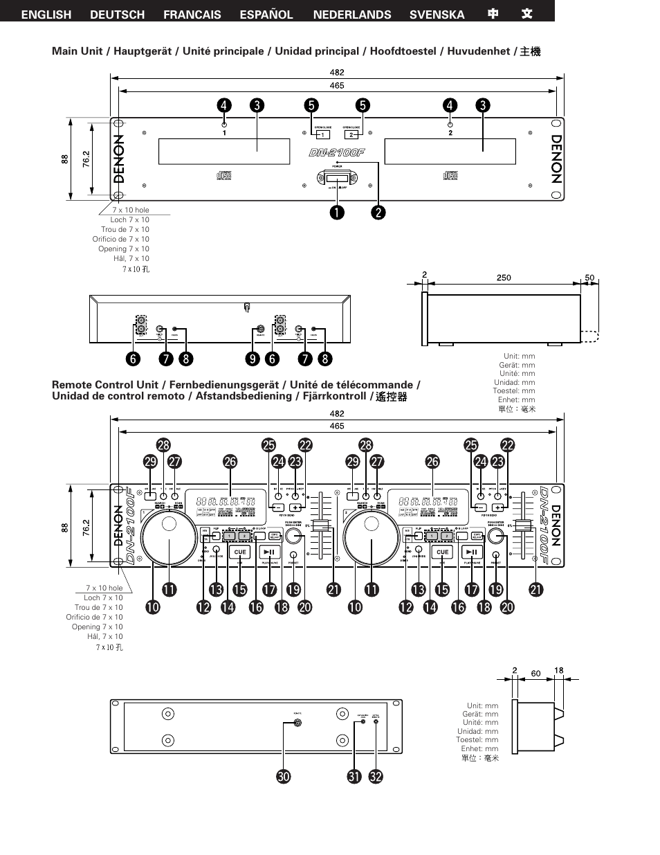Denon DN-2100F User Manual | Page 5 / 20