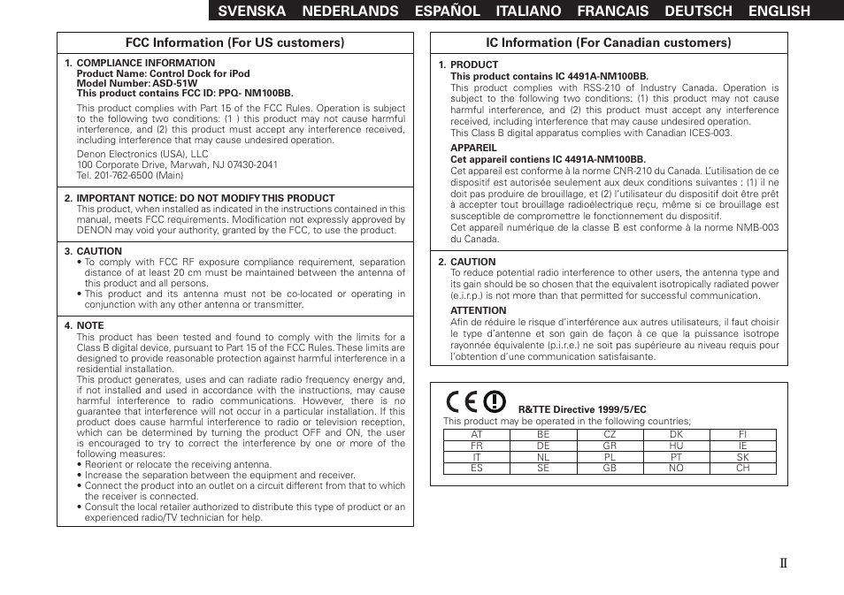 Denon ASD-51W User Manual | Page 3 / 47