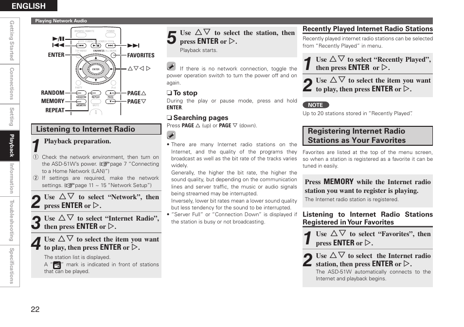 Denon ASD-51W User Manual | Page 30 / 47