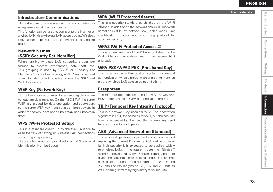 English | Denon ASD-51W User Manual | Page 41 / 47