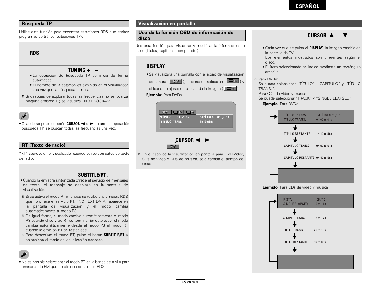 Denon S-101 User Manual | Page 105 / 138