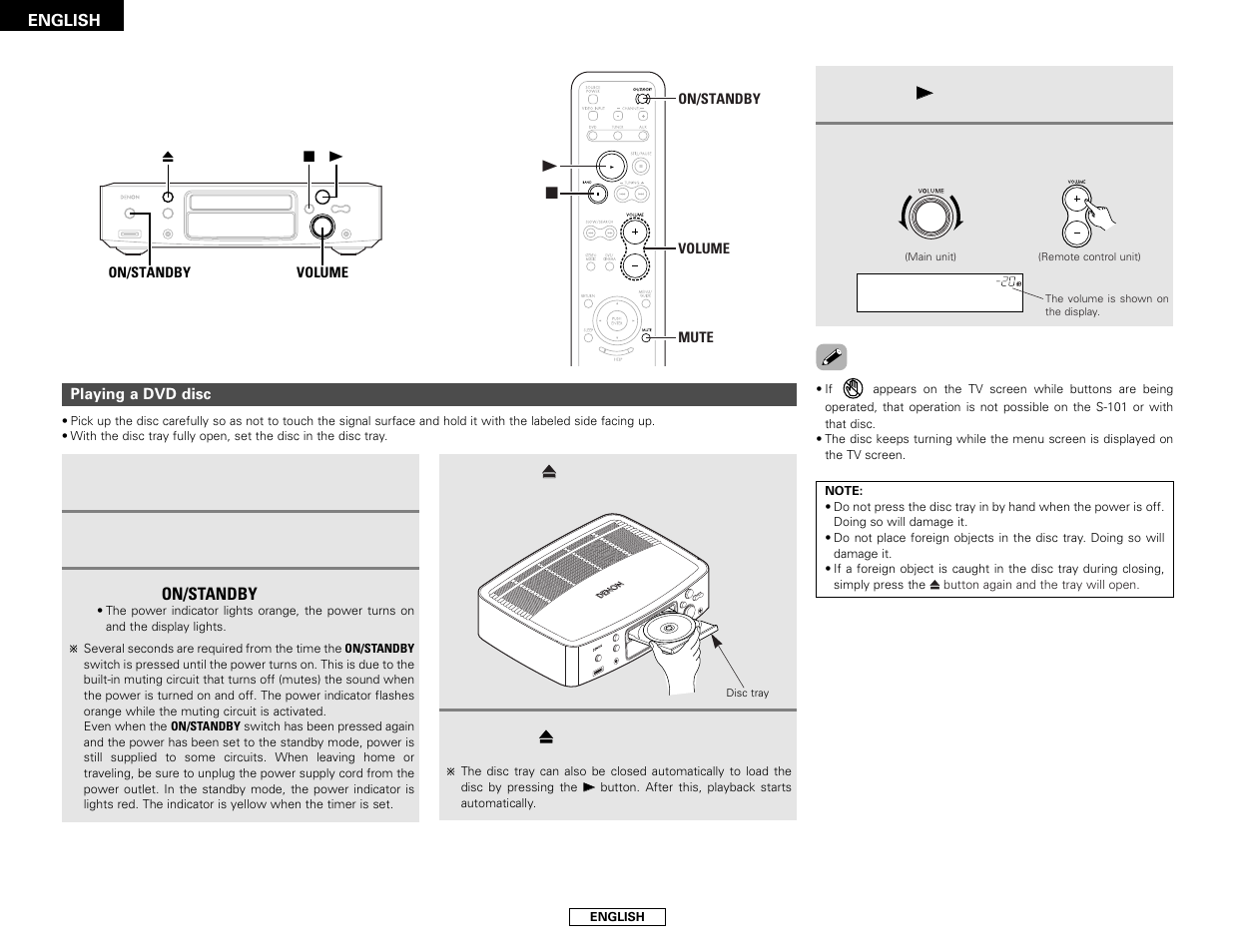 Denon S-101 User Manual | Page 16 / 138