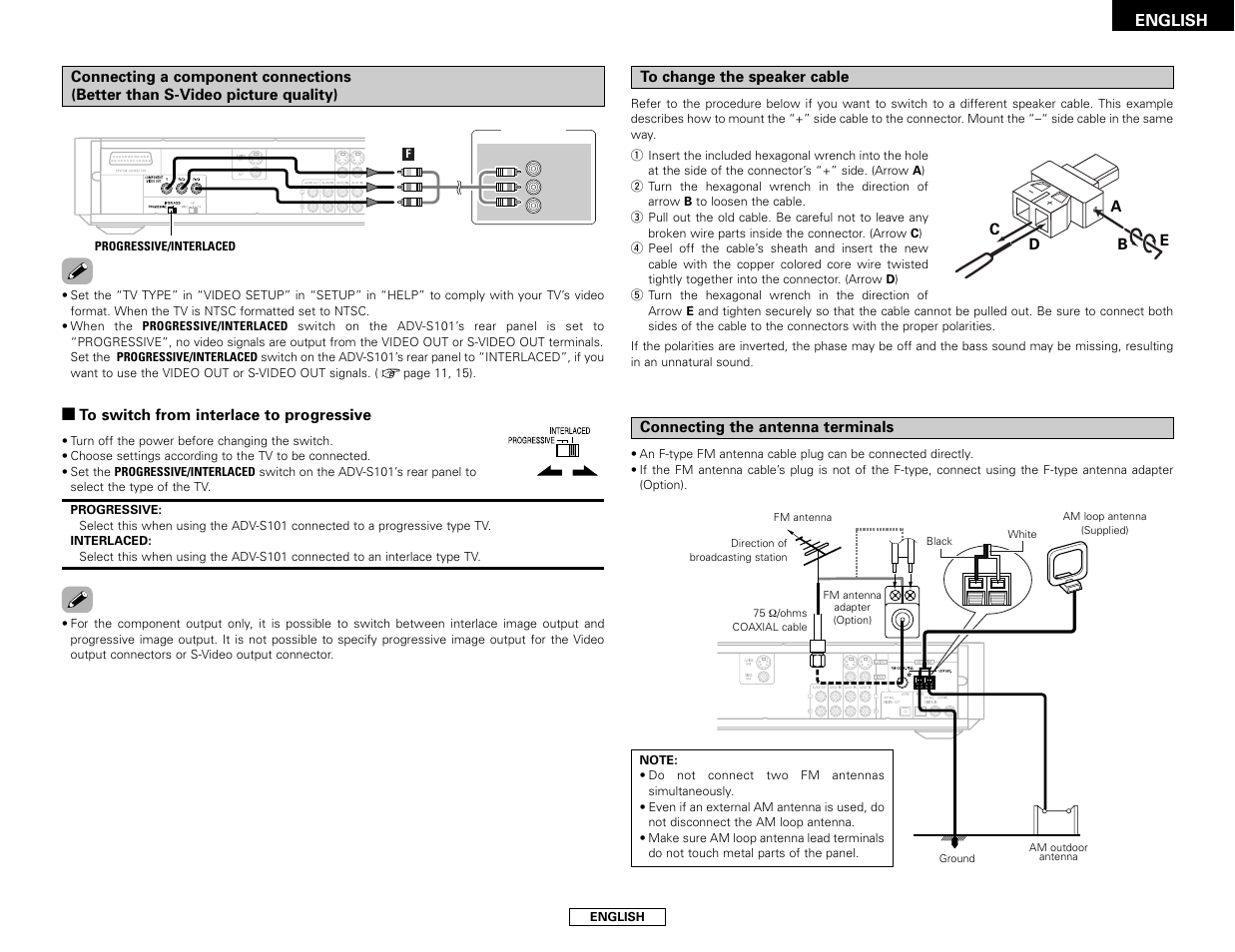 Denon S-101 User Manual | Page 19 / 138