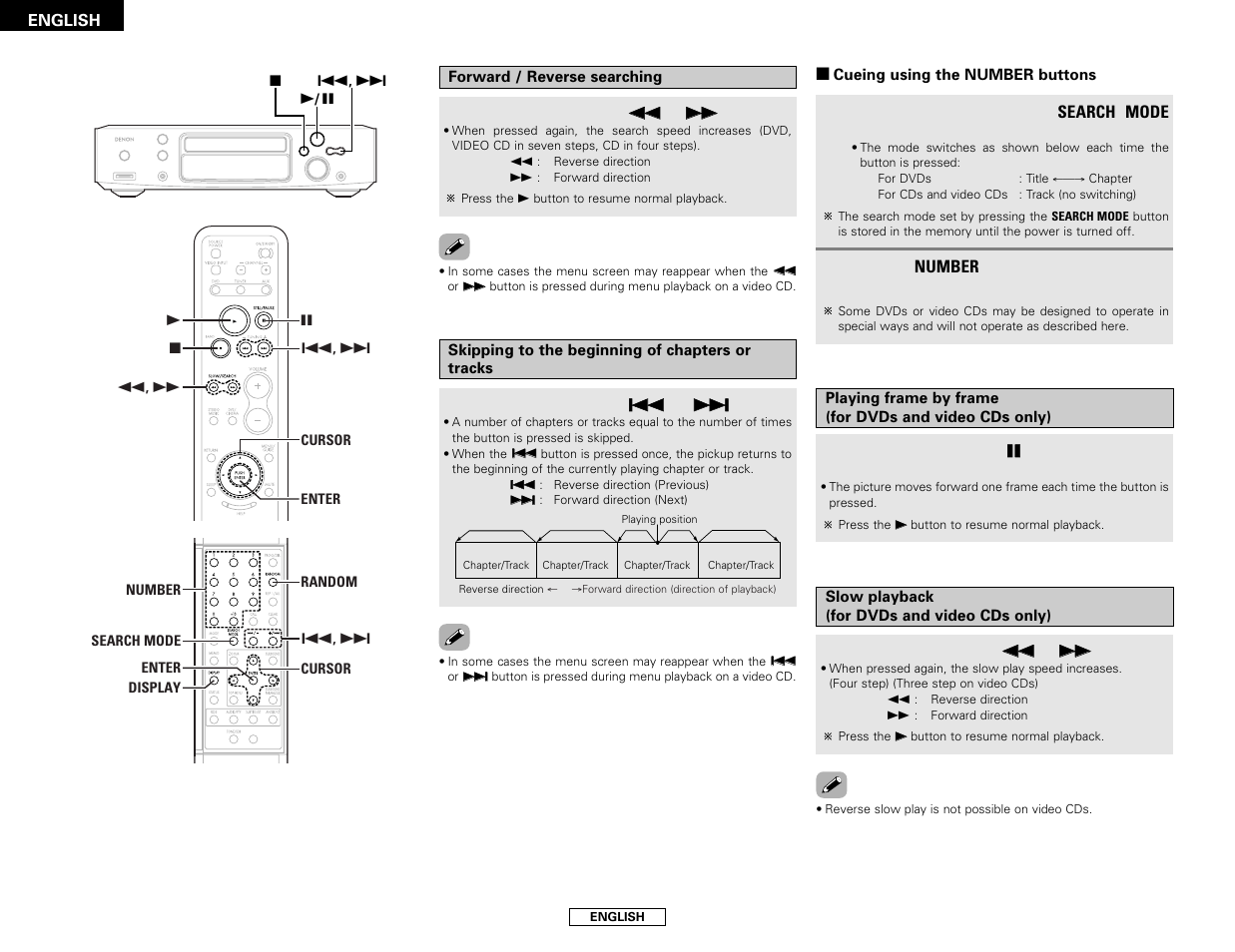 Denon S-101 User Manual | Page 22 / 138
