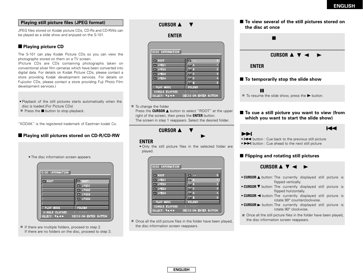 Denon S-101 User Manual | Page 25 / 138