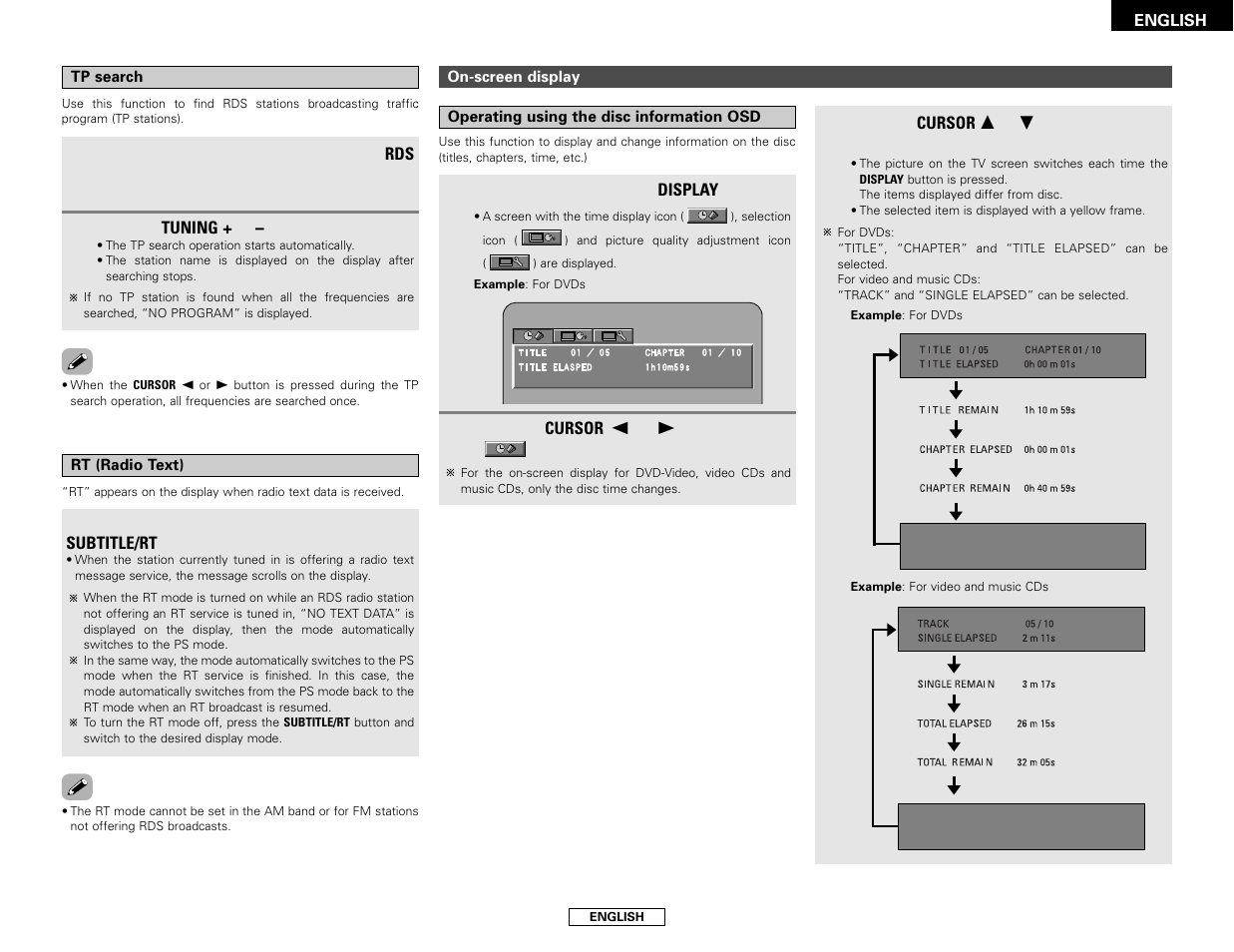 Denon S-101 User Manual | Page 41 / 138