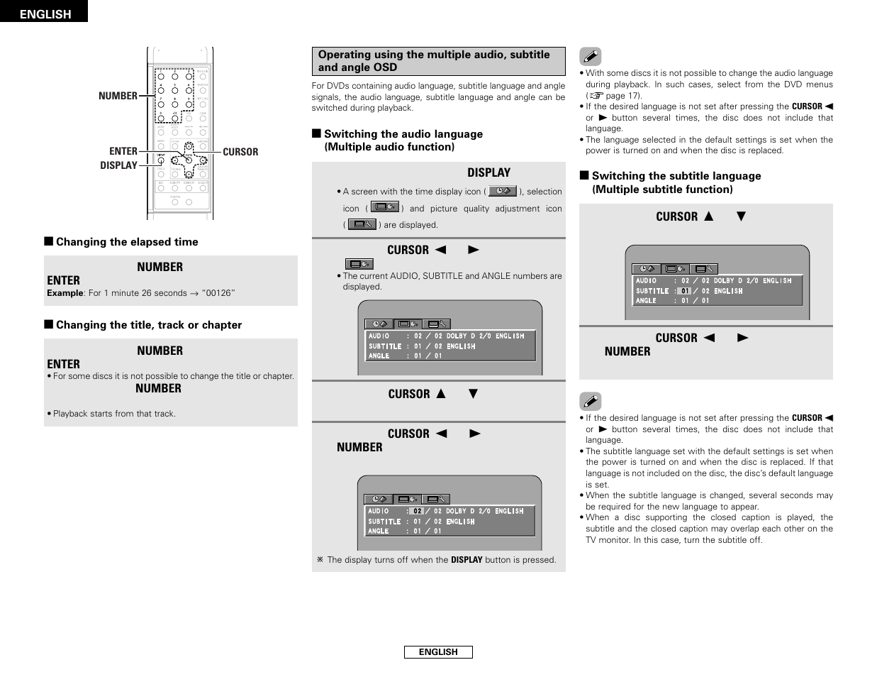 Denon S-101 User Manual | Page 42 / 138