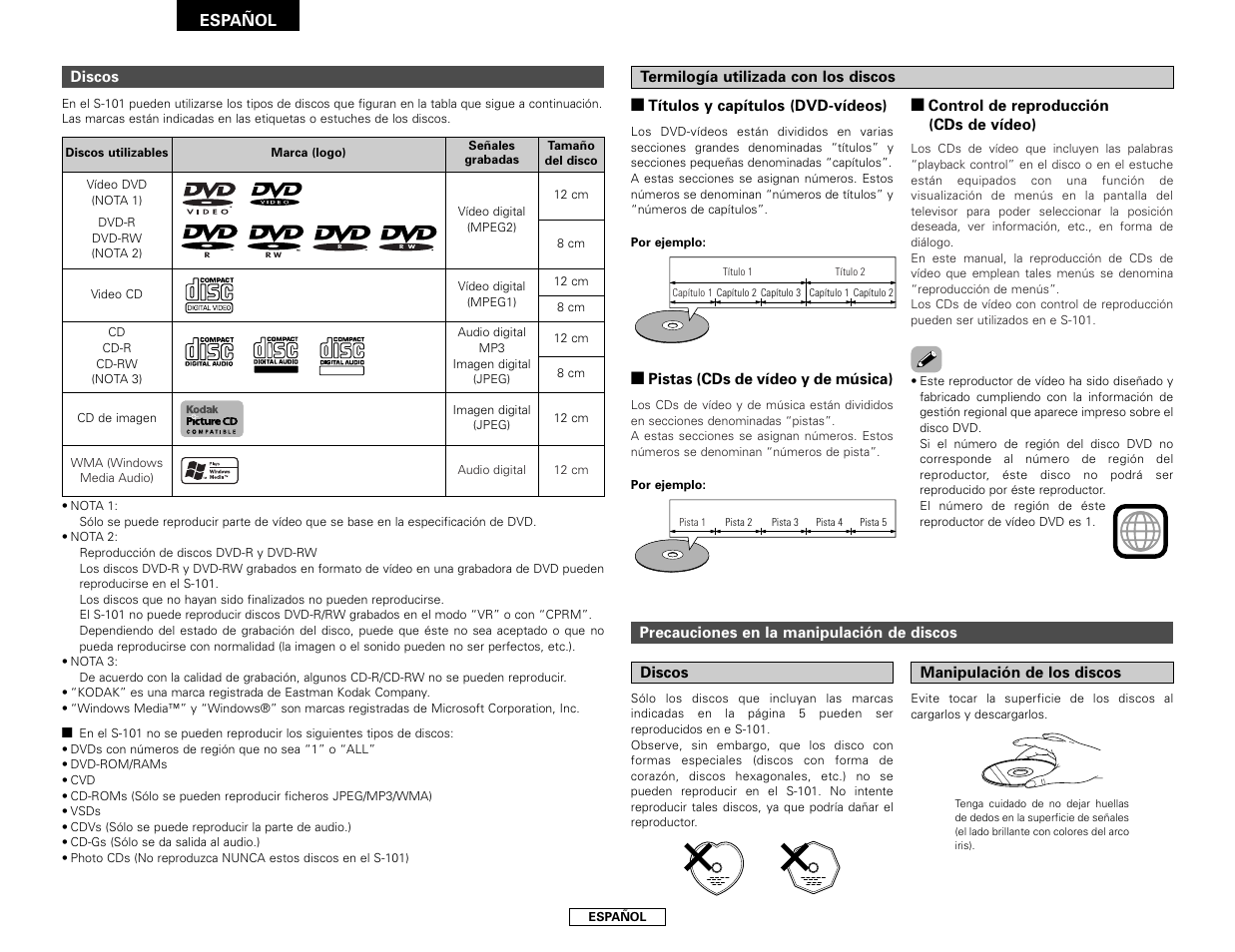 Denon S-101 User Manual | Page 72 / 138