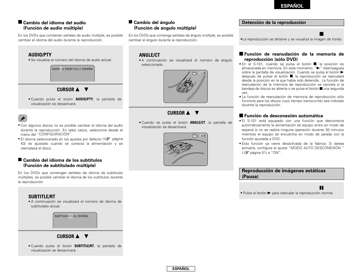 Denon S-101 User Manual | Page 85 / 138