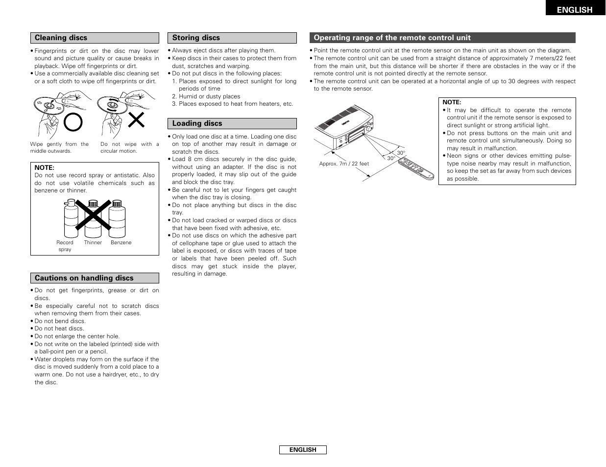 Denon S-101 User Manual | Page 9 / 138