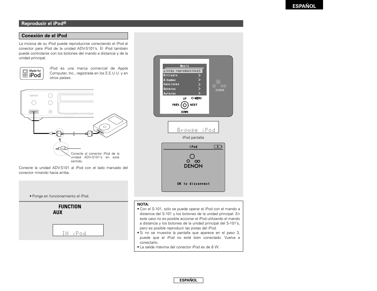 Denon S-101 User Manual | Page 93 / 138