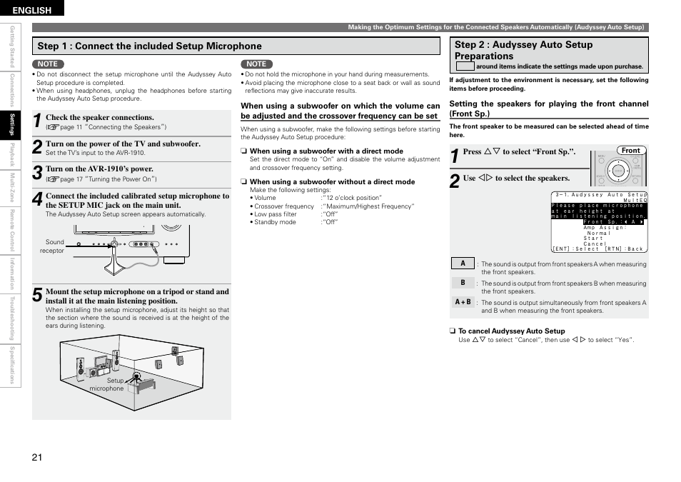 Denon AVR-1910 User Manual | Page 24 / 72