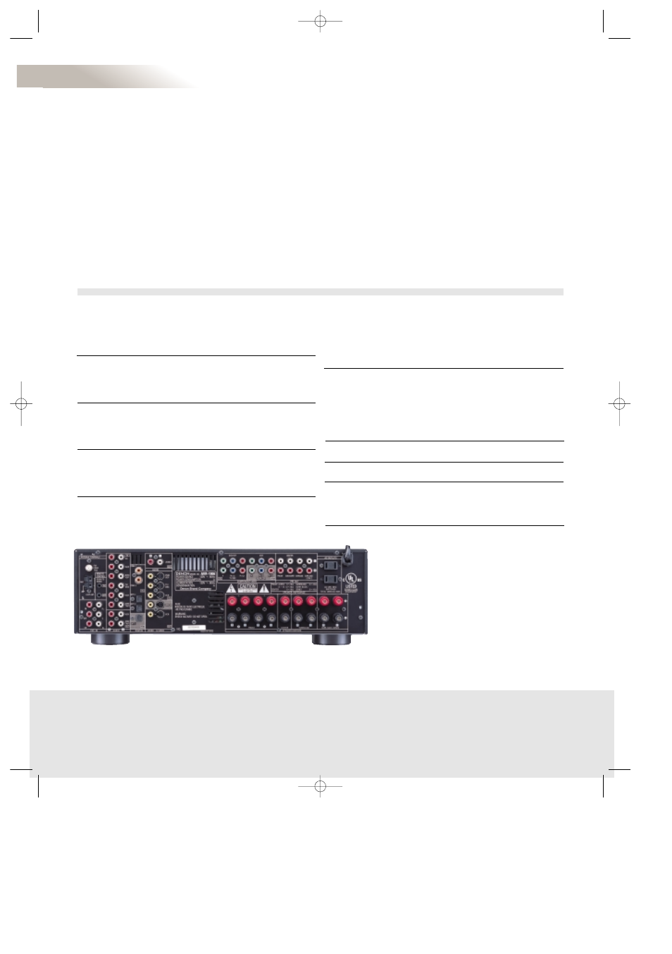 Avr-1906 | Denon AVR-1906 User Manual | Page 2 / 2