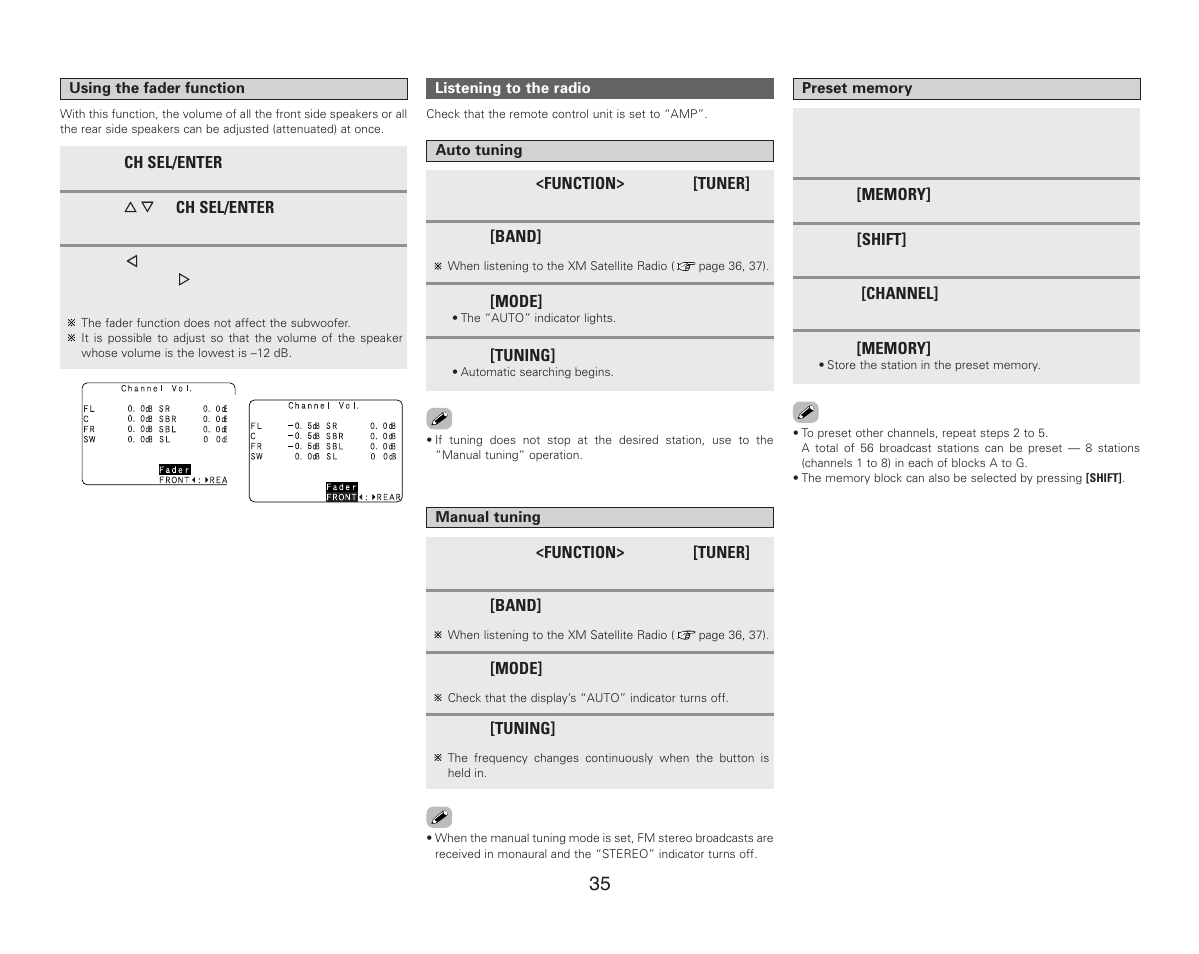 Denon AVR-987 User Manual | Page 39 / 80