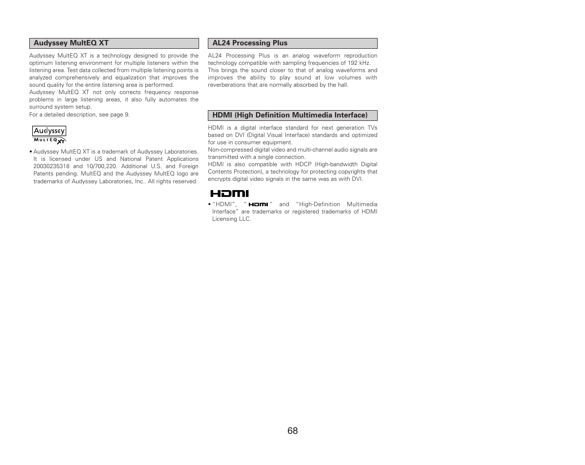 Denon AVR-987 User Manual | Page 72 / 80