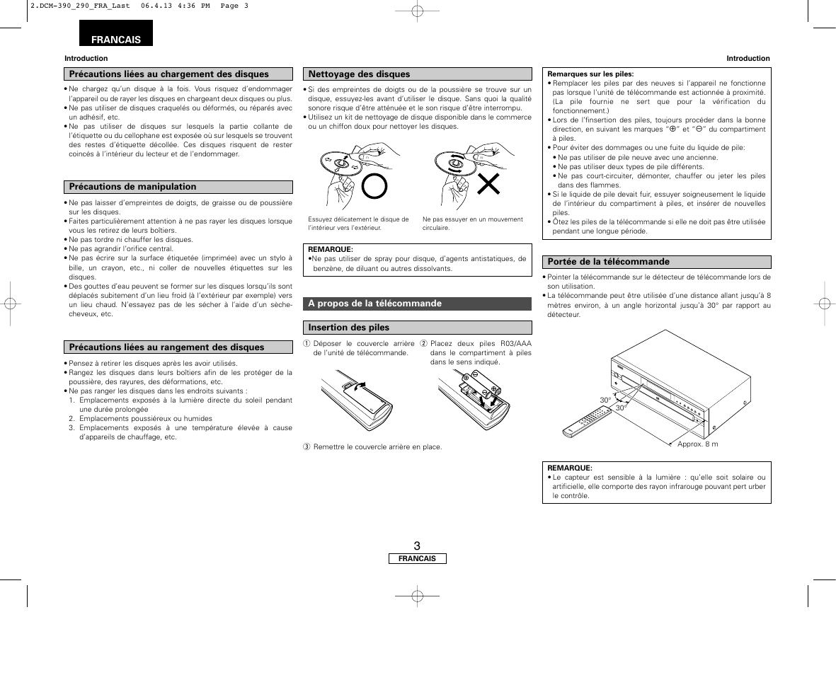 Denon DCM-390 User Manual | Page 18 / 40