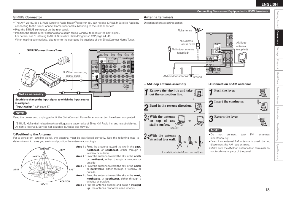 Denon AVR-2310CI User Manual | Page 21 / 78