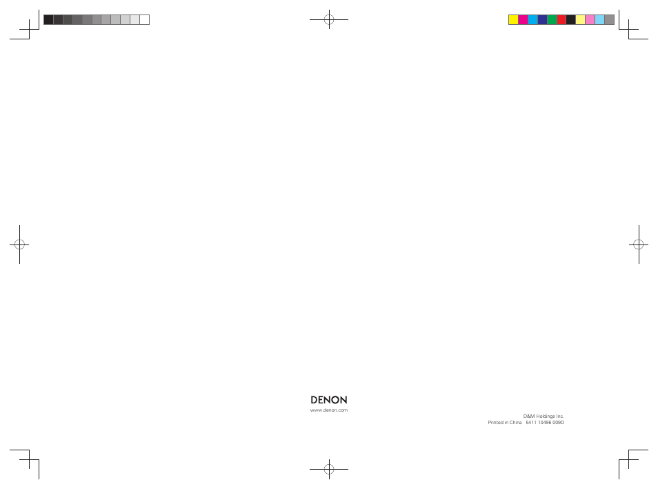 Denon AVR-391 User Manual | Page 68 / 68