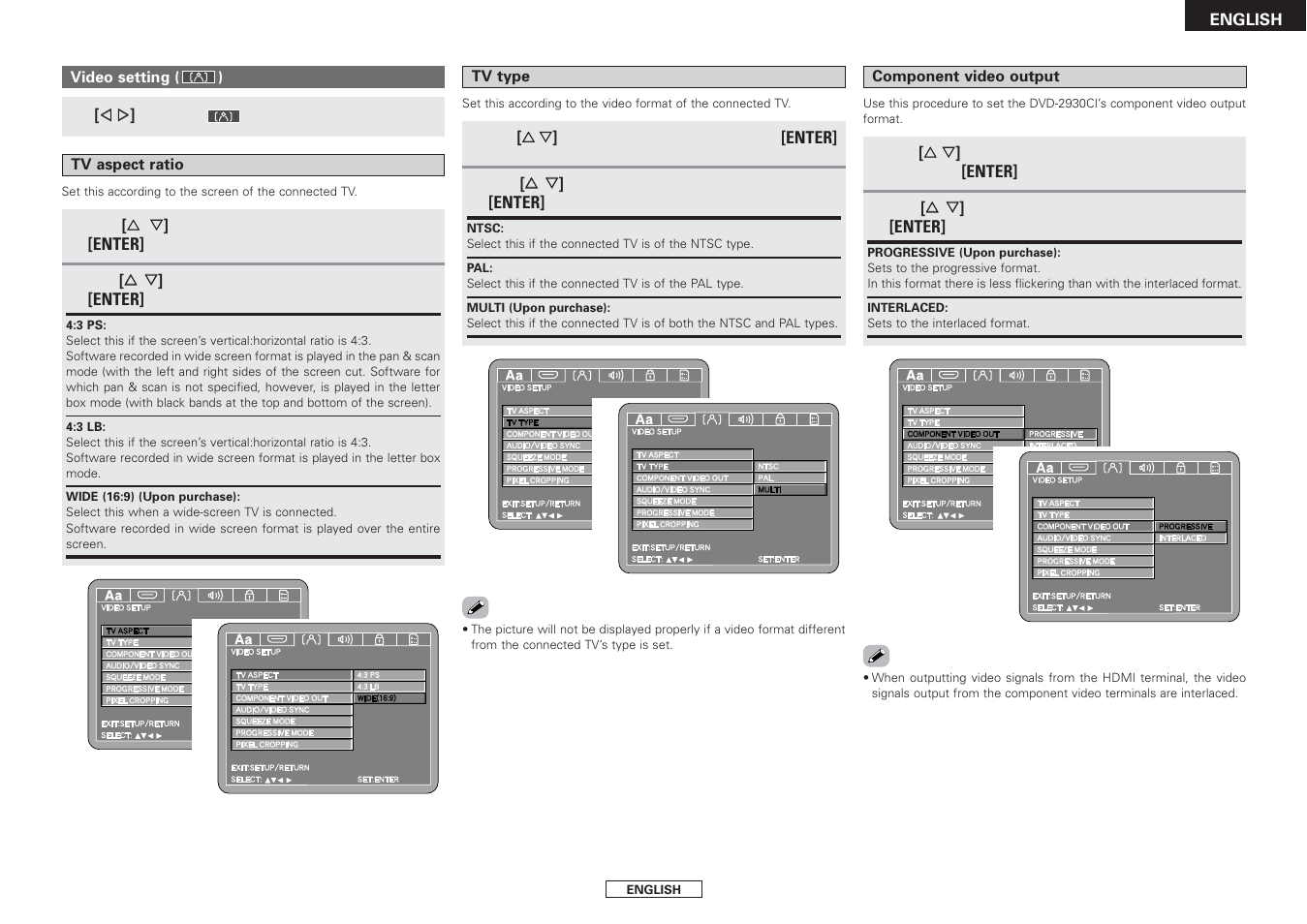 Denon DVD-2930CI User Manual | Page 23 / 52