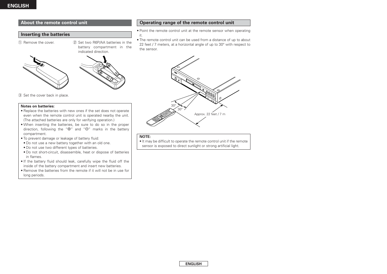 Denon DVD-2930CI User Manual | Page 8 / 52