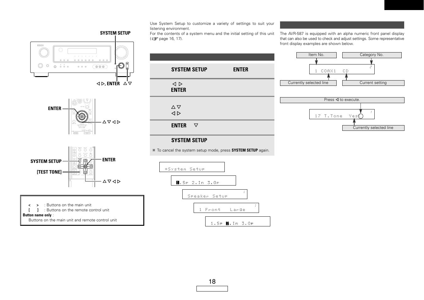 Denon AVR-587 User Manual | Page 21 / 60