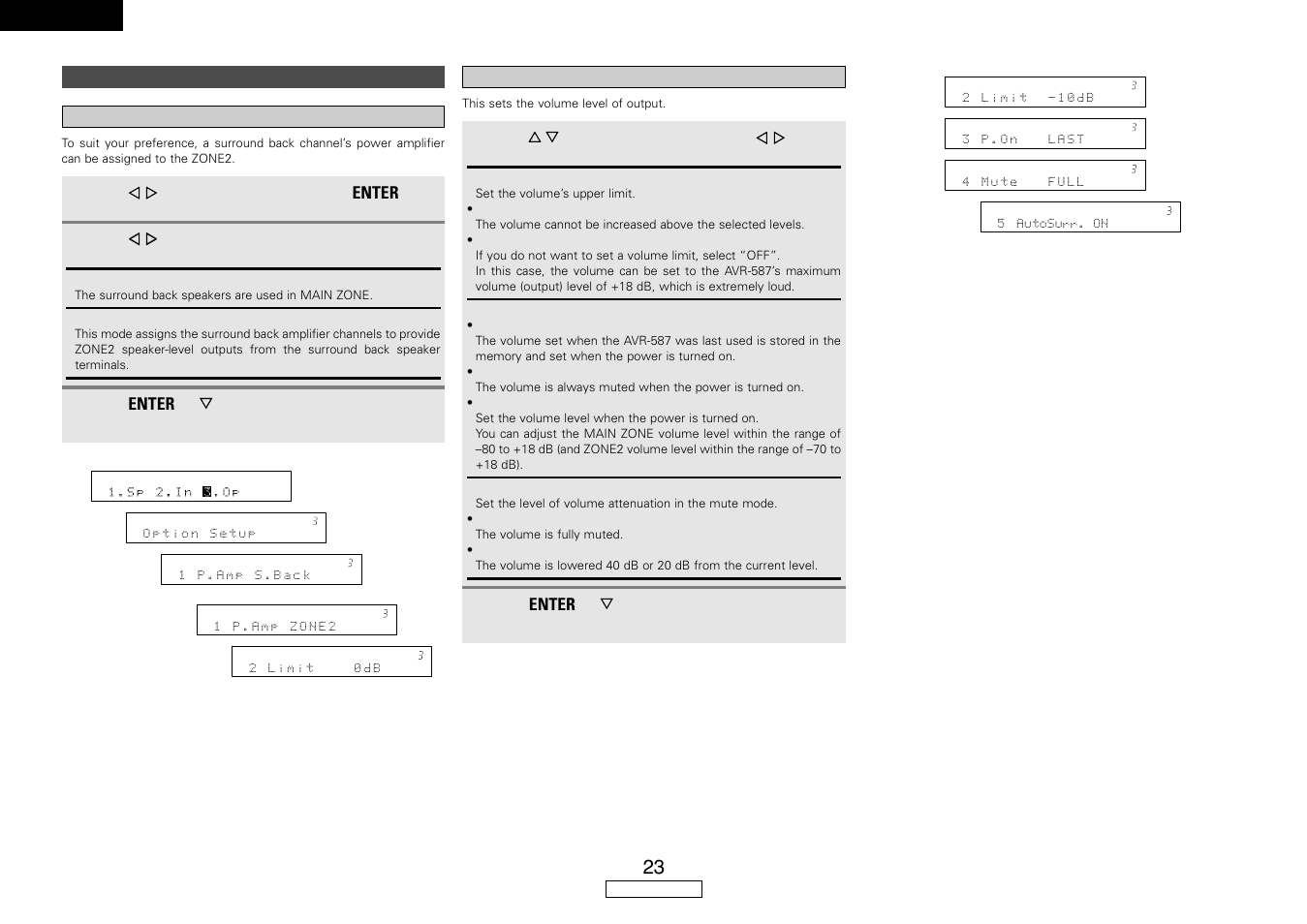 Denon AVR-587 User Manual | Page 26 / 60