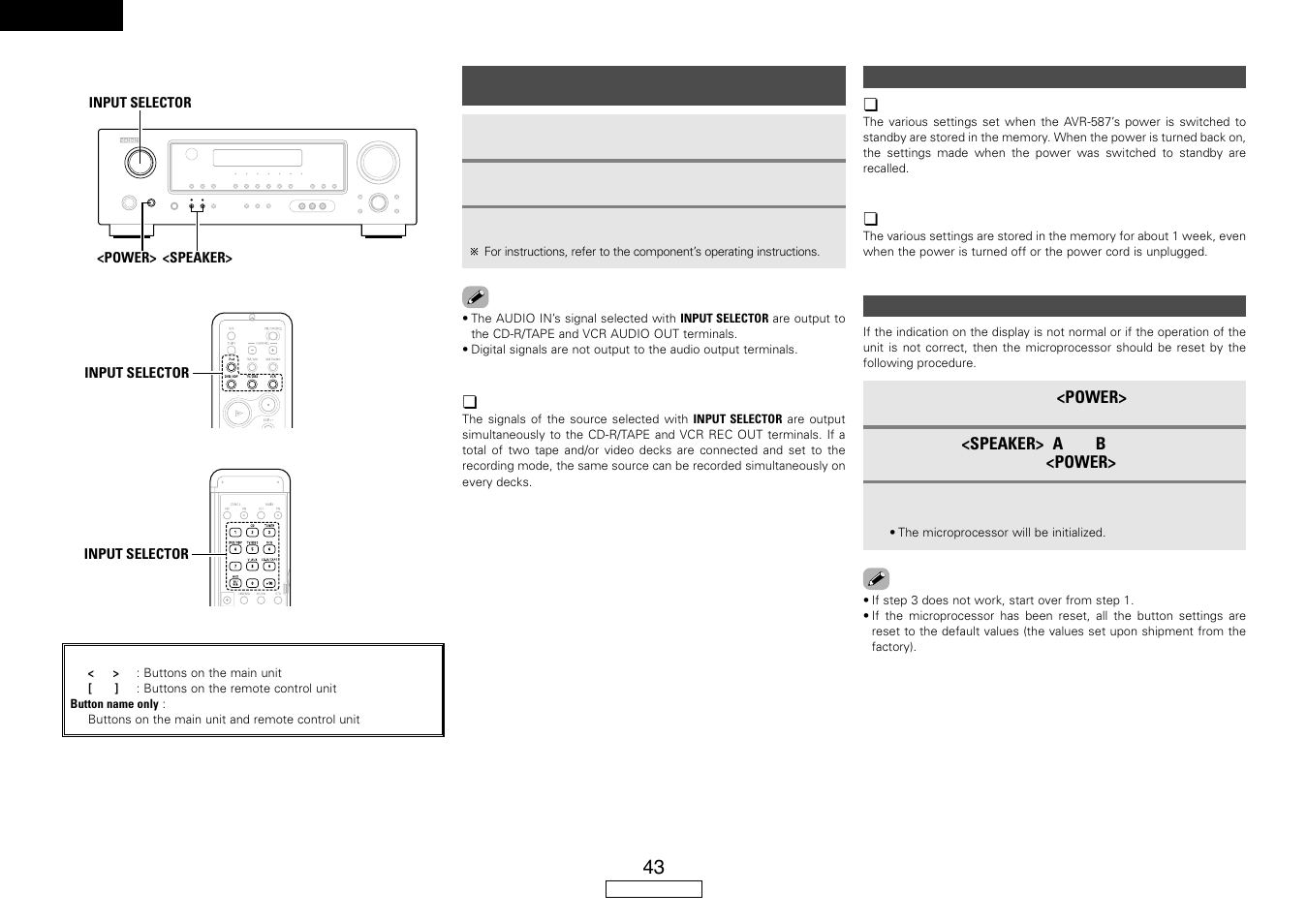 Denon AVR-587 User Manual | Page 46 / 60