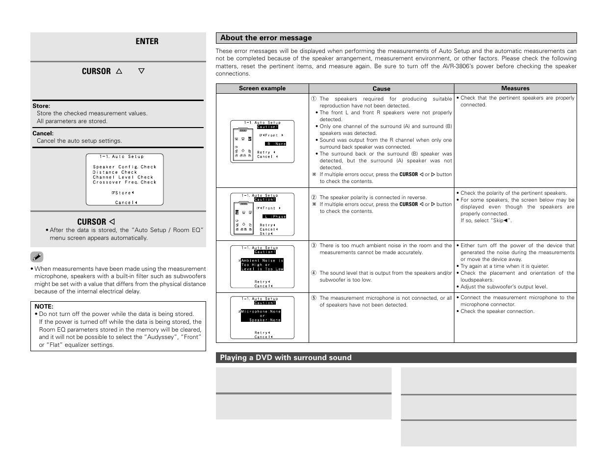Denon AVR-3806 User Manual | Page 18 / 142