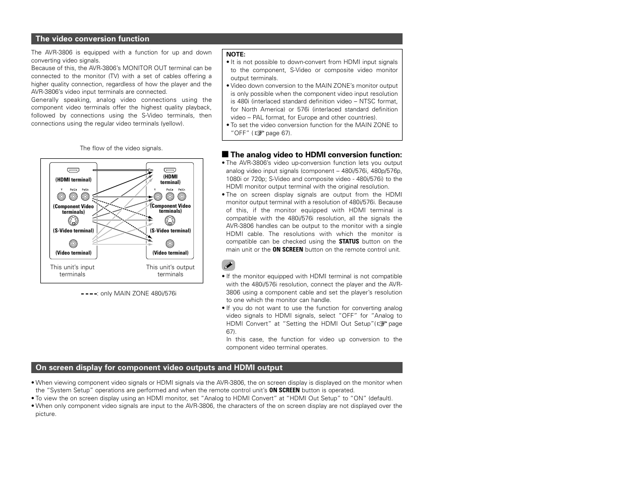 Denon AVR-3806 User Manual | Page 20 / 142