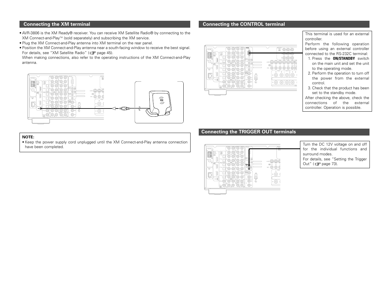 Denon AVR-3806 User Manual | Page 28 / 142