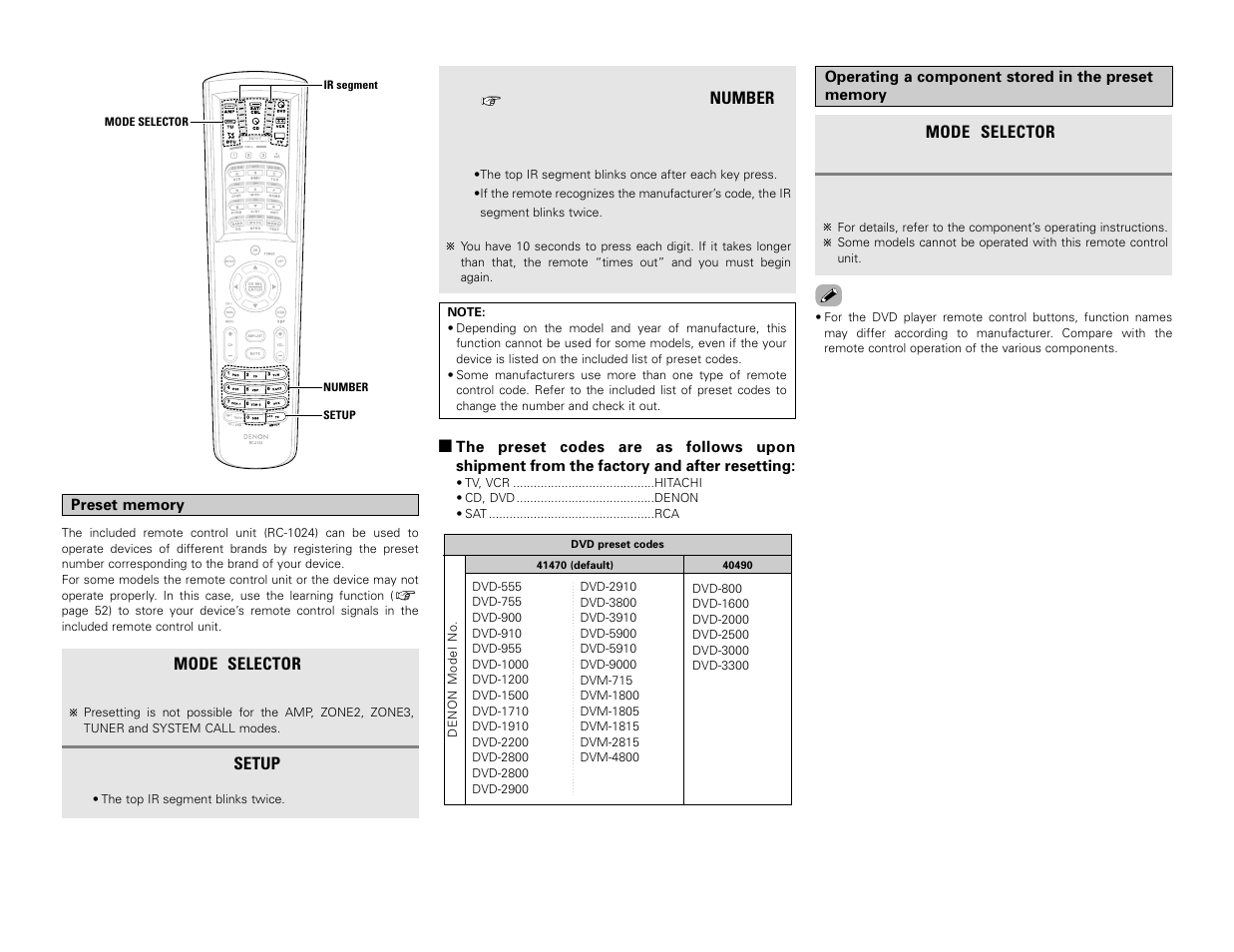 Denon AVR-3806 User Manual | Page 54 / 142