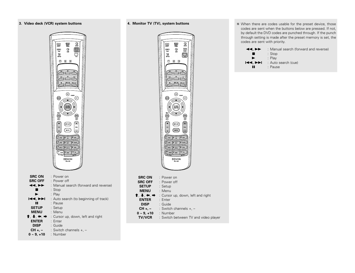 Denon AVR-3806 User Manual | Page 56 / 142
