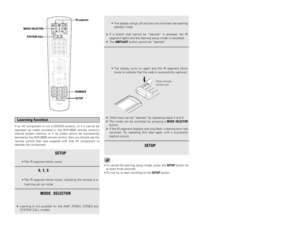 Denon AVR-3806 User Manual | Page 57 / 142