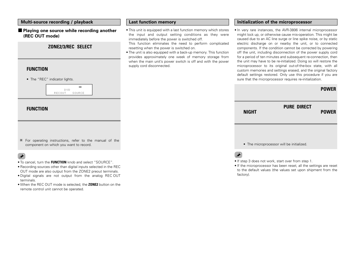 Denon AVR-3806 User Manual | Page 65 / 142